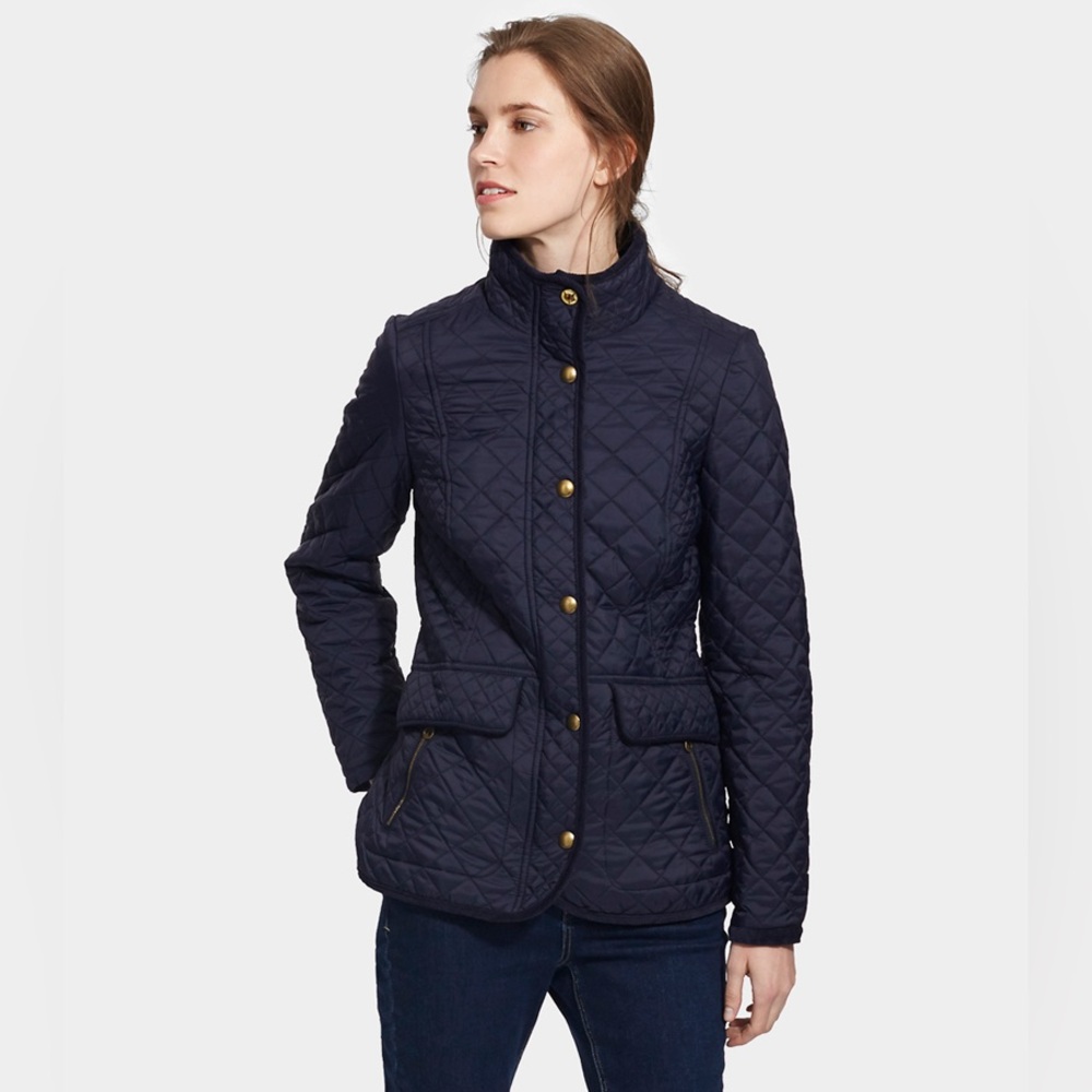 Joules Dark Blue Newdale Quilted Jacket